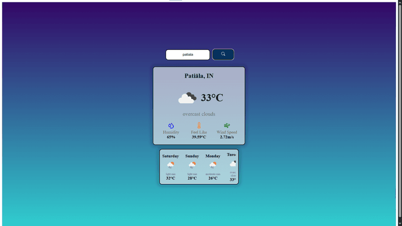 Weather Dashboard